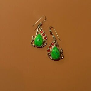 Southwestern Multi Silver Earring